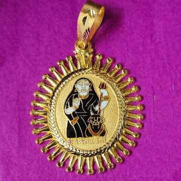 916 Gold Sury Masani Ma Mina Pendant by Saurabh Aricutting